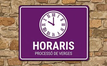 Horaris de la Processó de Verges