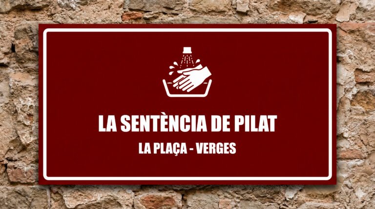 La Sentència a Verges: Pilat es renta les mans i comença el Calvari