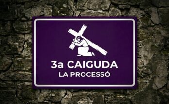 Tercera caiguda a la Processó de Verges