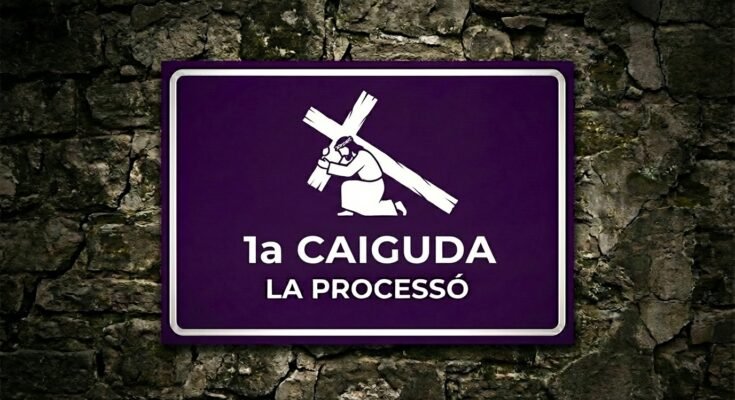 La Primera Caiguda Processó de Verges