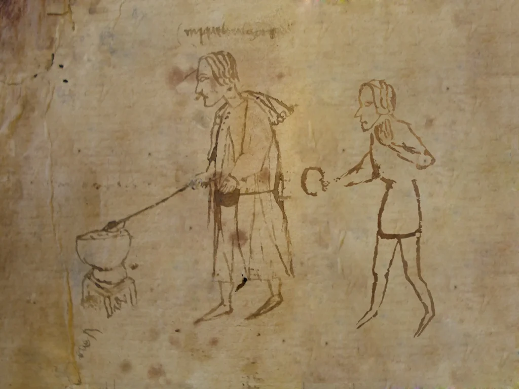 Dibuix històric sopa de Verges Miquel Corsaví