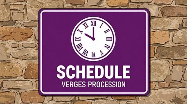 Verges Procession 2027 Schedule & Program