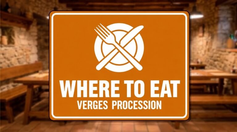 Where to Eat in Verges: A Local Guide