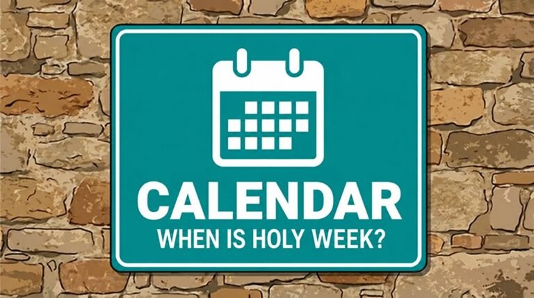 Holy Week Calculator for Verges