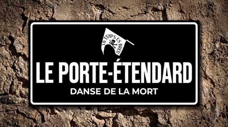 Le Porte-Étendard de la Danse de la Mort de Verges