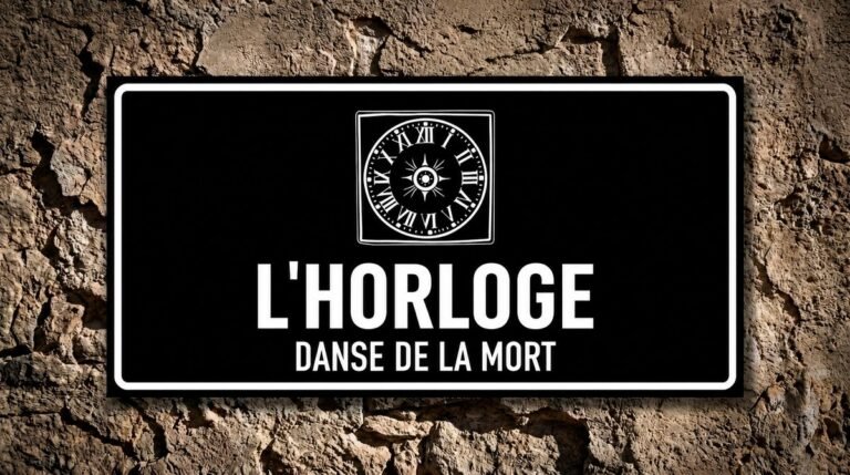 L&rsquo;Horloge de la Danse de la Mort : Cadran sans aiguilles