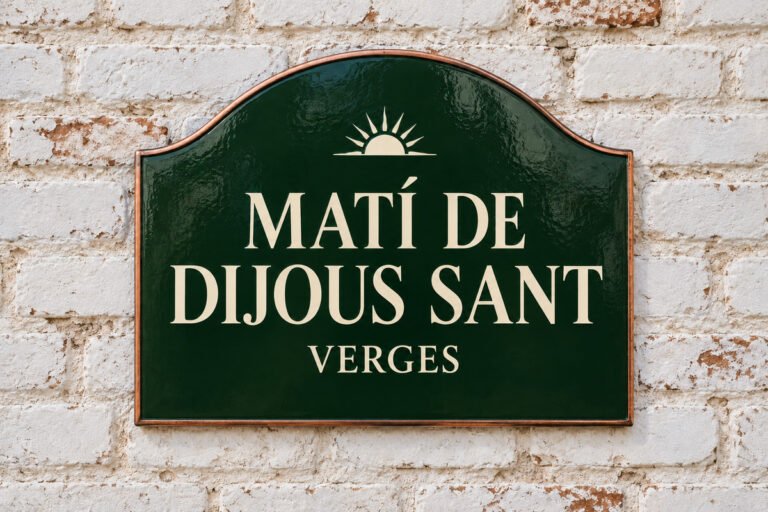 Matí de Dijous Sant a Verges