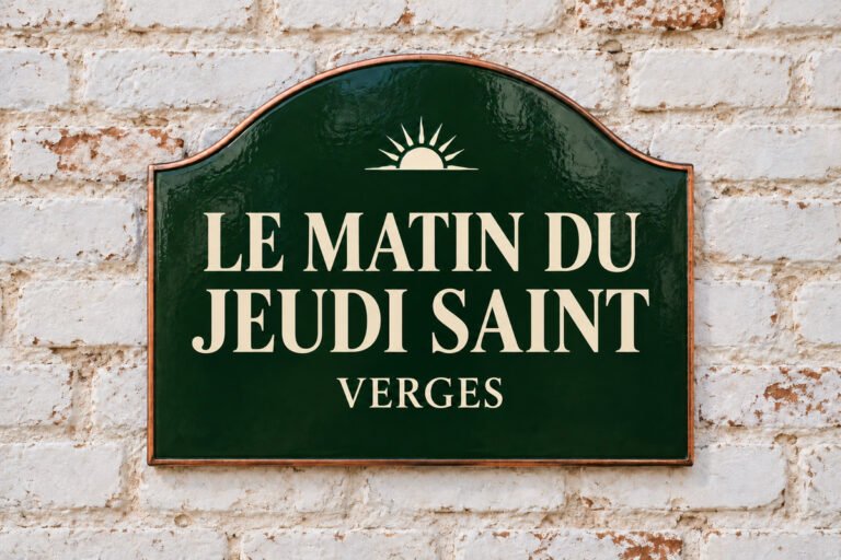 Préparatifs du Jeudi Saint : la Procession de Verges