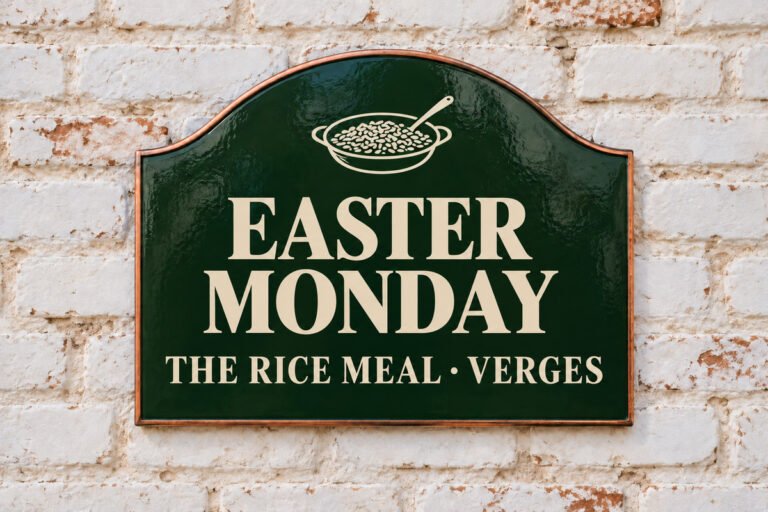 Easter Monday in Verges: the communal rice meal